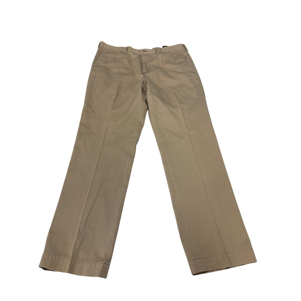 Polo Ralph Lauren Men's Chino Stretch Classic Fit 36/32 Khaki Straight Cotton